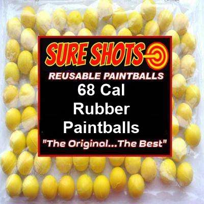 68 Cal Rubber Paintballs